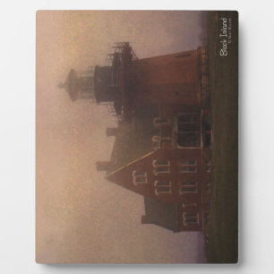 Block Island Lighthouse Fotoplatte