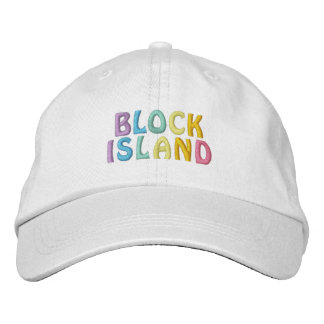 BLOCK ISLAND Mütze Bestickte Kappe