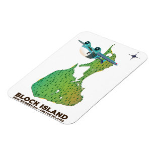 Block Island New Shoreham, Rhode Island Magnet