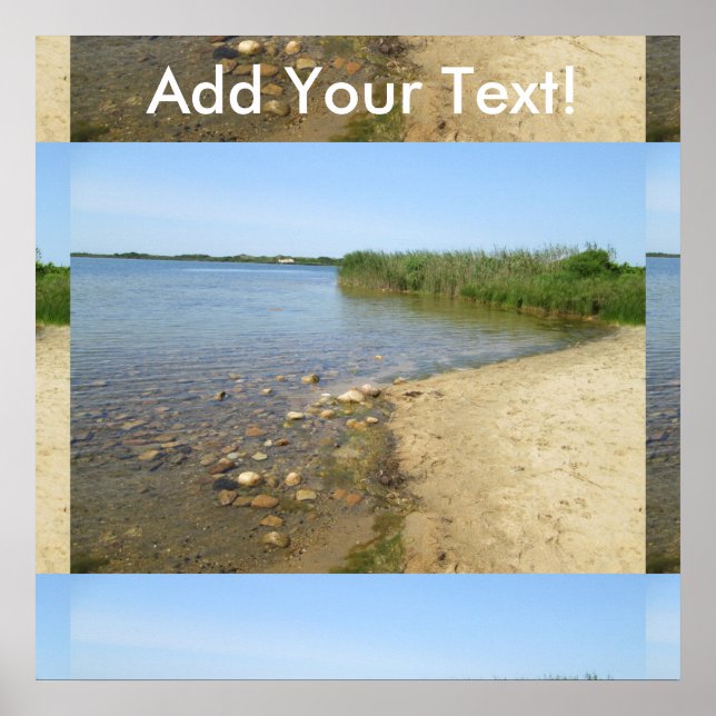 Block Island Pond 2 Poster (Vorne)