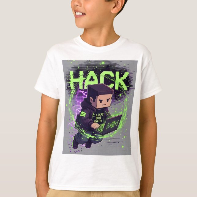 BLOCK KIDS HACK T-Shirt (Vorderseite)