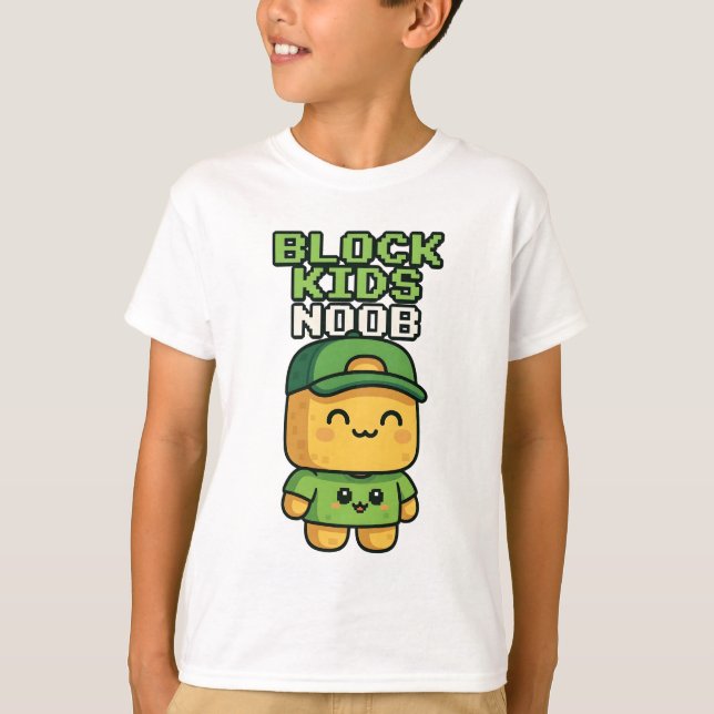 BLOCK KIDS NOOB T-Shirt (Vorderseite)