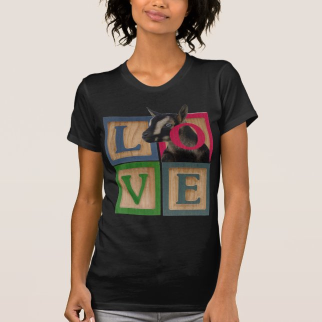 BLOCK-LIEBE-ZIEGE T-Shirt (Vorderseite)