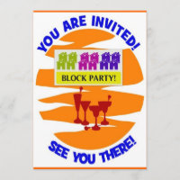 BLOCK-PARTY EINLADUNG
