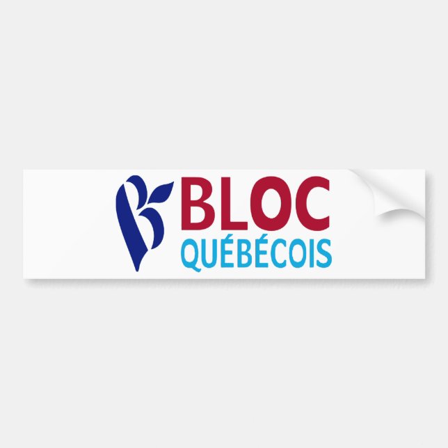 Block Quebecois Autoaufkleber (Vorne)