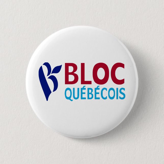 Block Quebecois Button (Vorderseite)