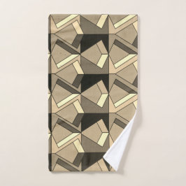 Block Sepia Handtuch