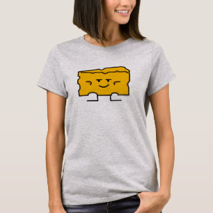 Block von Käse mac Milcheiweißfett T-Shirt