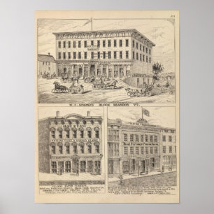 Block WC Simond's in Brandon Poster