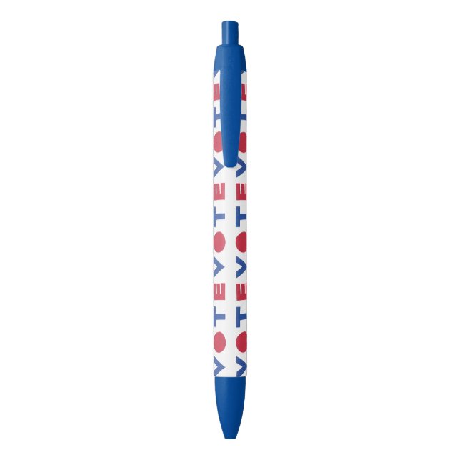 Blockbuchstaben Design ABSTIMMUNG Pen Kugelschreiber (Rückseite (Vertikal))