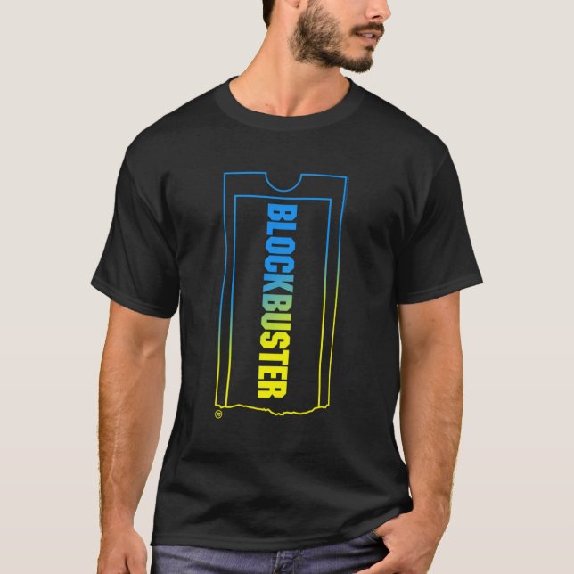 Blockbuster Ombre Ticket T-Shirt (Vorderseite)