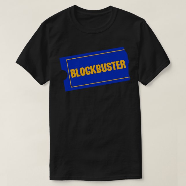 Blockbuster-Video Vintag T-Shirt (Design vorne)