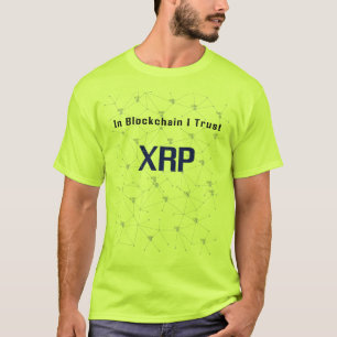 Blockchain I Kräuselung in der Vertrauens-XRP T-Shirt