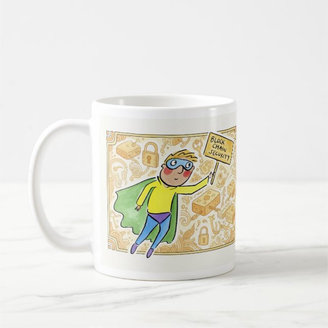 Blockchain Kaffeetasse (Links)