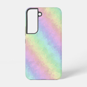 Blöcke in Pastel Colors 3D Rainbow Art Samsung Galaxy Hülle
