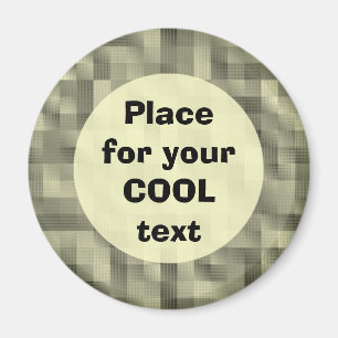 Blöcke - runde Schablone Magnet