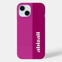 Blockfarben mit Personalisierung Case-Mate iPhone Hülle