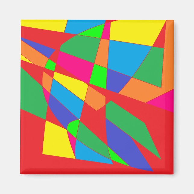 Blockfarbenart Magnet (Vorne)