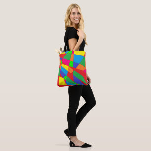 Blockfett gefärbter Totbeutel, so modern wie eh un Tasche