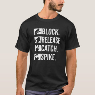 Blockfreisetzungsfußball TE Tight Ends D T-Shirt