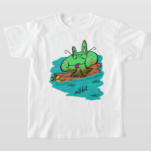 Blockfrosch Ribbit 1 k T-Shirt