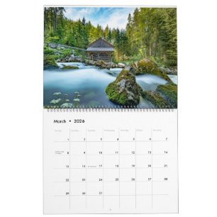 Blockhütten-Geflüster: Ein Jahr rustikaler Rückzug Kalender