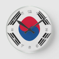 Blockieren Sie Südkoreas Flaggenblasen-Design