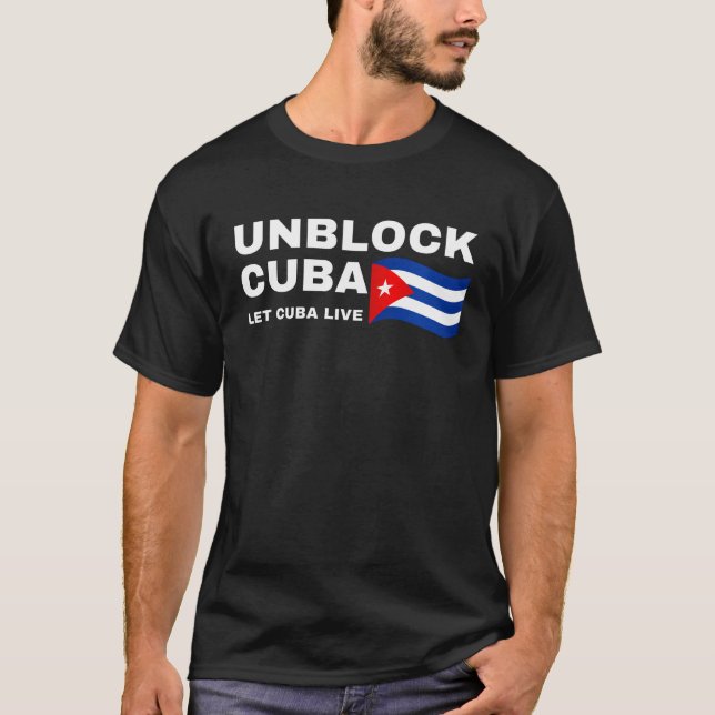 Blockieren von Kuba T-Shirt (Vorderseite)