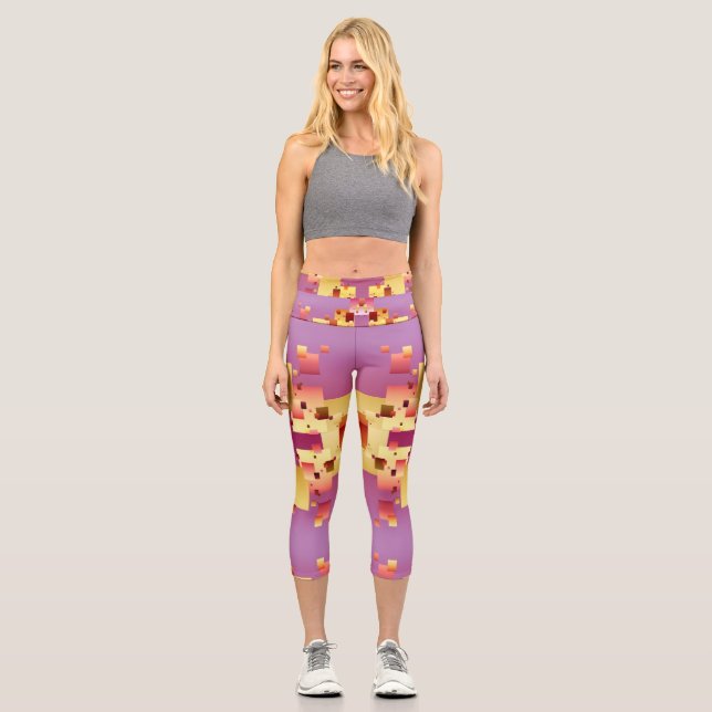 Blockierung Capri Leggings (Vorderseite)