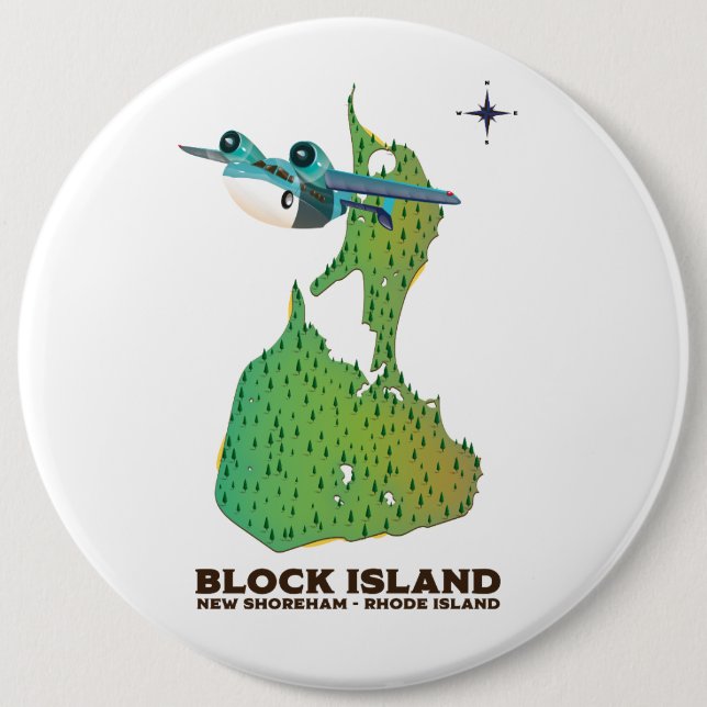 Blockinsel New Shoreha, Insel Rhode Button (Vorderseite)