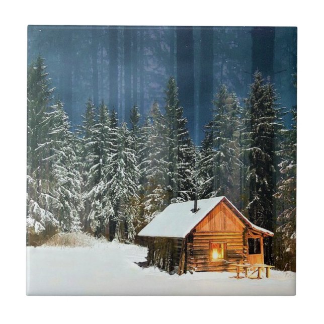 Blockkabine Fliese (Vorderseite)