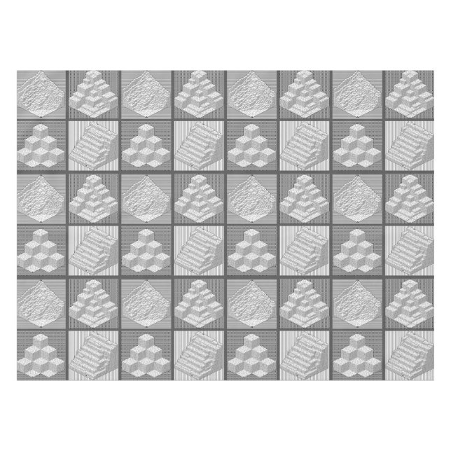 Blocks Maze Puzzle Nappe (Devant (Horizontal))