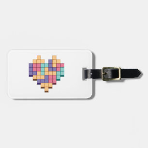 Blockspiel Herzschrittstil Gepäckanhänger