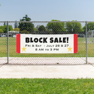 Blockverkaufsbanner Banner