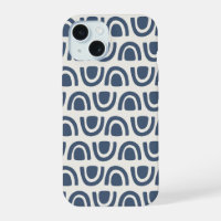 Blocs d'arche organique moderne Navy Pattern Crème