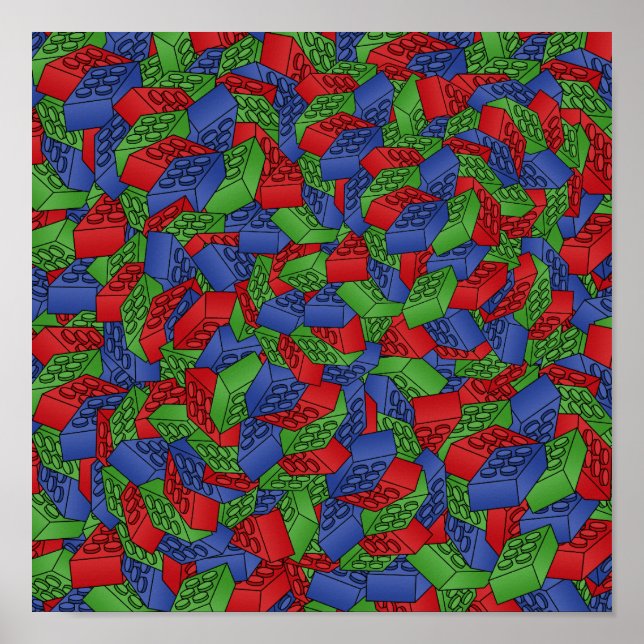 Blocs de construction Poster POP ART (Devant)