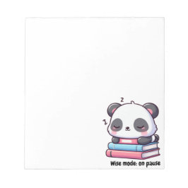 Blocs de Notas Panda Durmiendo Notizblock