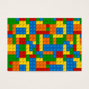 blocs en plastique coloré
