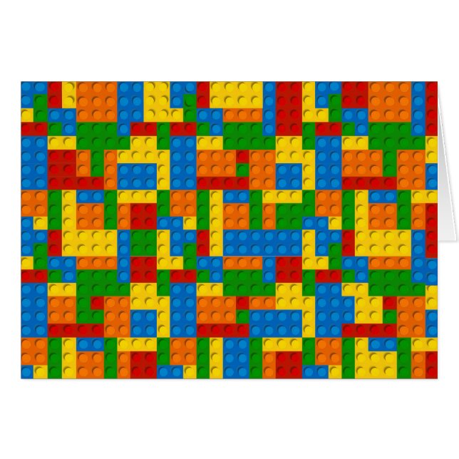 blocs en plastique coloré (Devant horizontal)