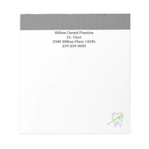 Blocs-notes de bureau de dentistes