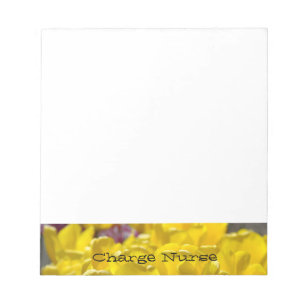 Blocs-notes Infirmière en chef Fleurs de Tulipe Ja