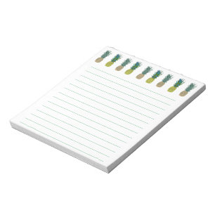 Blocs-notes lignés à thème ananas