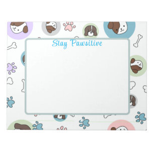 Blocs-notes personnalisés pour chiens Stay Pawsiti