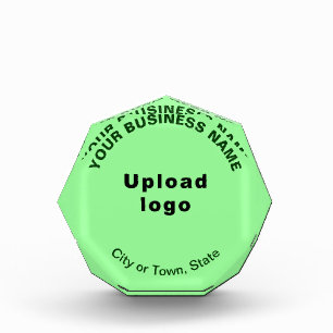 Blocs photo en forme d'ocagon vert commercial