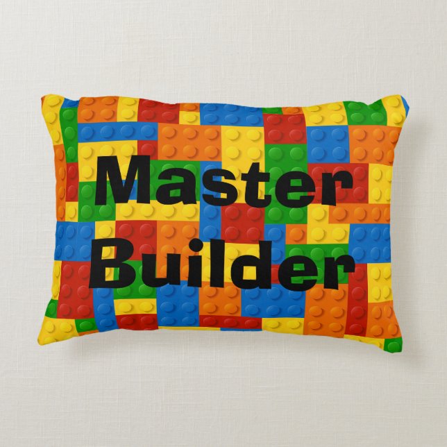 Blocs pour enfants Master Builder - Coussin Rectan (Dos)