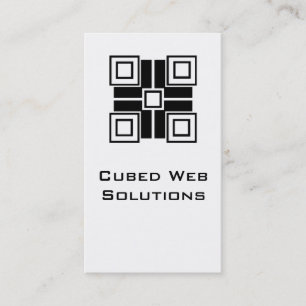 Blocs ultramodernes Carte de visite vertical, blan