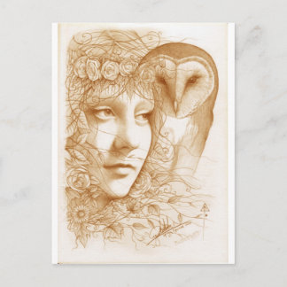 Blodeuwedd Postkarte