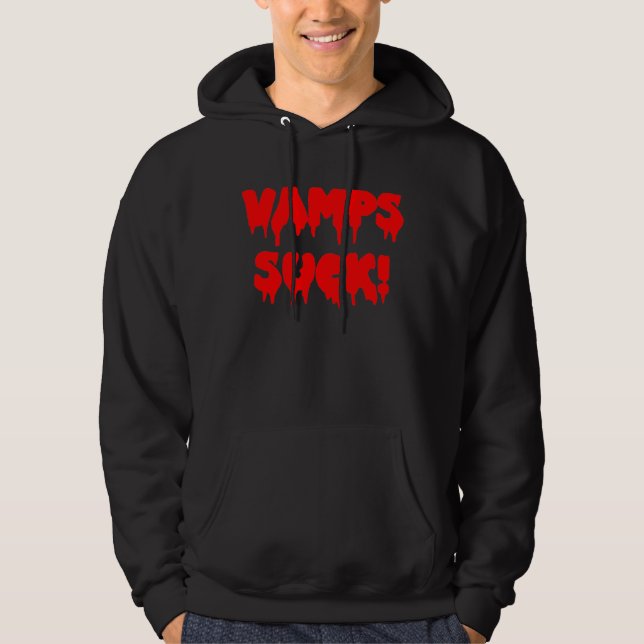 Blody "Vamps Sind zum Kotzen!" Hoodie (Vorderseite)