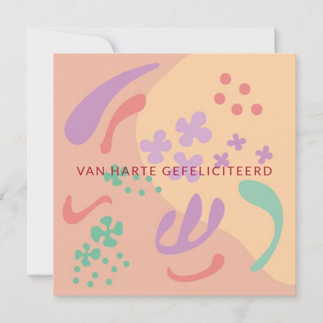 bloem karte (Vorderseite)