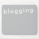 Blogger Bold Simple Modern Mousepad<br><div class="desc">Blogger Bold Simple Mouse Pad</div>